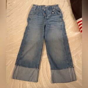 We The Free Light Blue wide leg Jeans